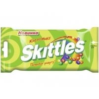 Skittles Зеленый Кисломикс  