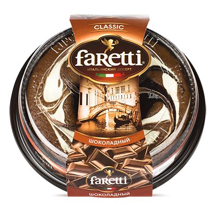 Торт Faretti бисквит шоколадный 400 г 