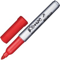 Маркер перманентный КОМУС,RY2304,красный,1-4мм