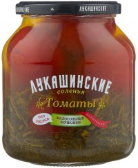 Томаты малосольные бочковые по-ростовски ЛУКАШИНСКИЕ стеклянная банка 670 г Томаты малосольные бочковые по-ростовски ЛУКАШИНСКИЕ стеклянная банка 670 г