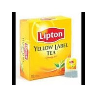 Чай Липтон черный (100 пакетиков) Yellow label