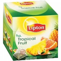 Чай Липтон пирамидки Tropical Fruit 20 пакетиков