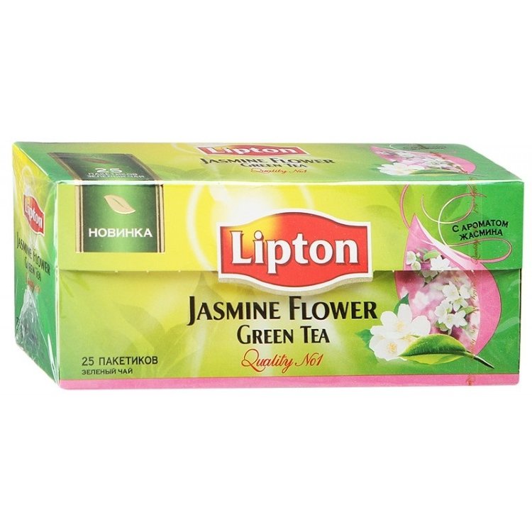 Чай Липтон Зеленый Жасмин 25 пакетиков