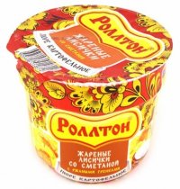 Роллтон Пюре картофельное со вкусом жареных лисичек со сметаной 40 г