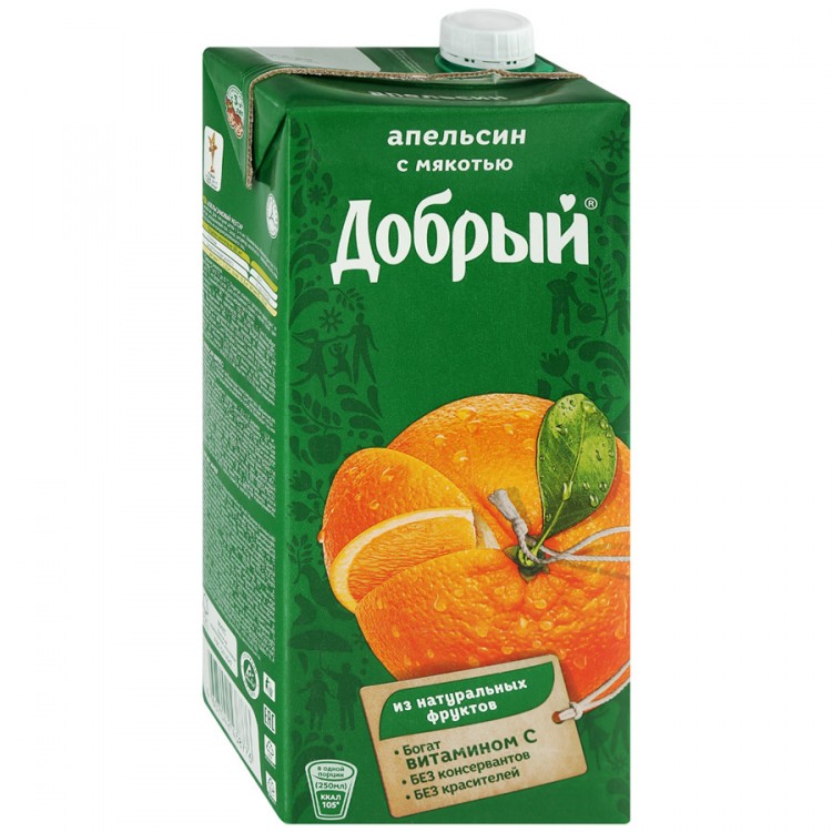 Сок Сок Добрый Апельсин 2 л