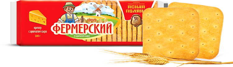 Крекер Ферм.с аром.сыра 200гр