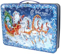 Нов.подарок Кейс Русь Тройка 1000гр