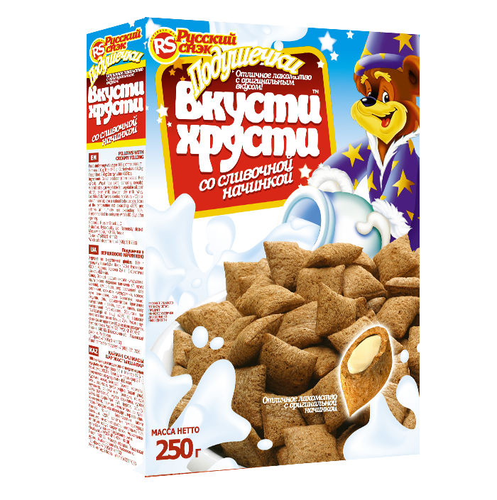Подушечки со сливочной нач.250гр