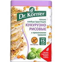 Хлебцы Dr. Korner Кукурузно-рисовые с прованскими травами 100 г
