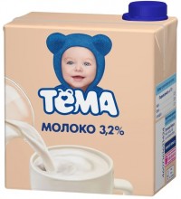 Молоко детское Тема 3.2 % ультрапастеризованное 500 мл 