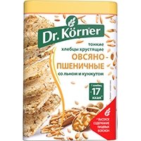 Хлебцы Dr.Korner Овсяно-пшеничные со смесью семян 100 г