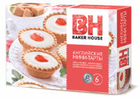 Baker House Английские Мини-Тарты с клубникой и красной смородиной 240 г